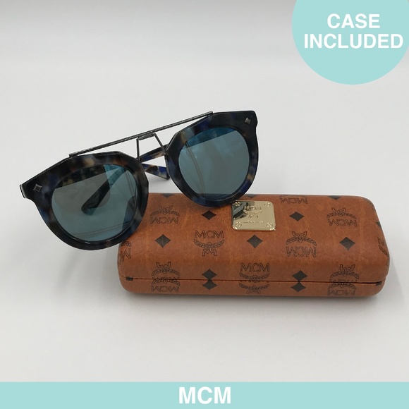 MCM Other - MCM dark blue sunglasses with original case